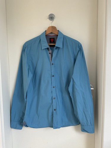 Strellson herren hemd blau - strellson,