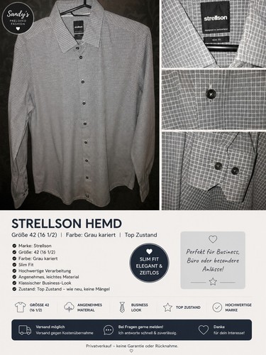 Strellson herrenhemd slim - herrenhemd, –